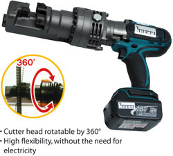 Electro-hydraulic Steel Cutters – battery powered